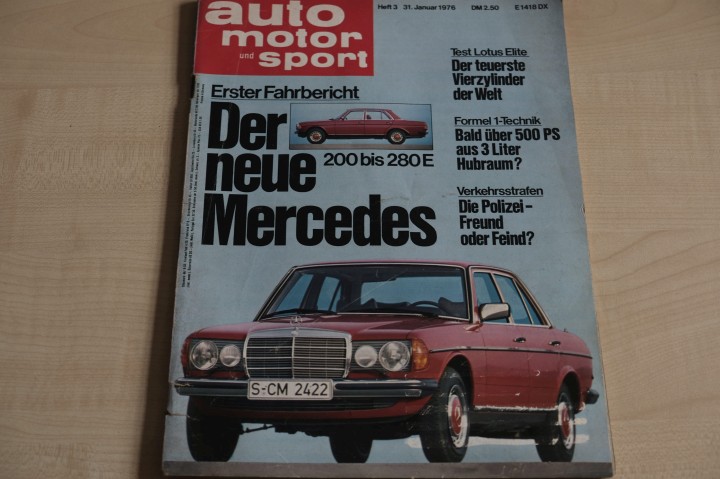 Deckblatt Auto Motor und Sport (03/1976)